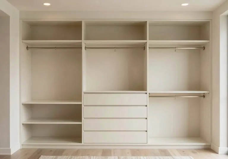 Custom walk-in closet, custom closets Miami by CHIQ HOME DESIGN